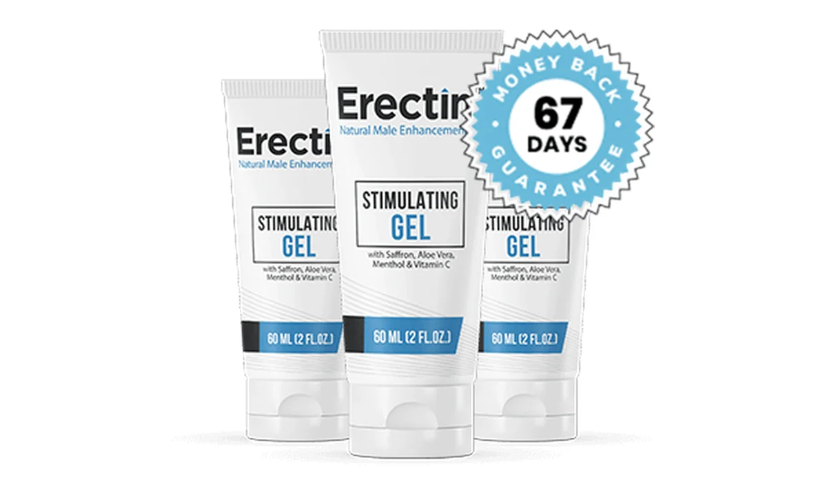 Erectin Gel — tubo de gel estimulante tópico